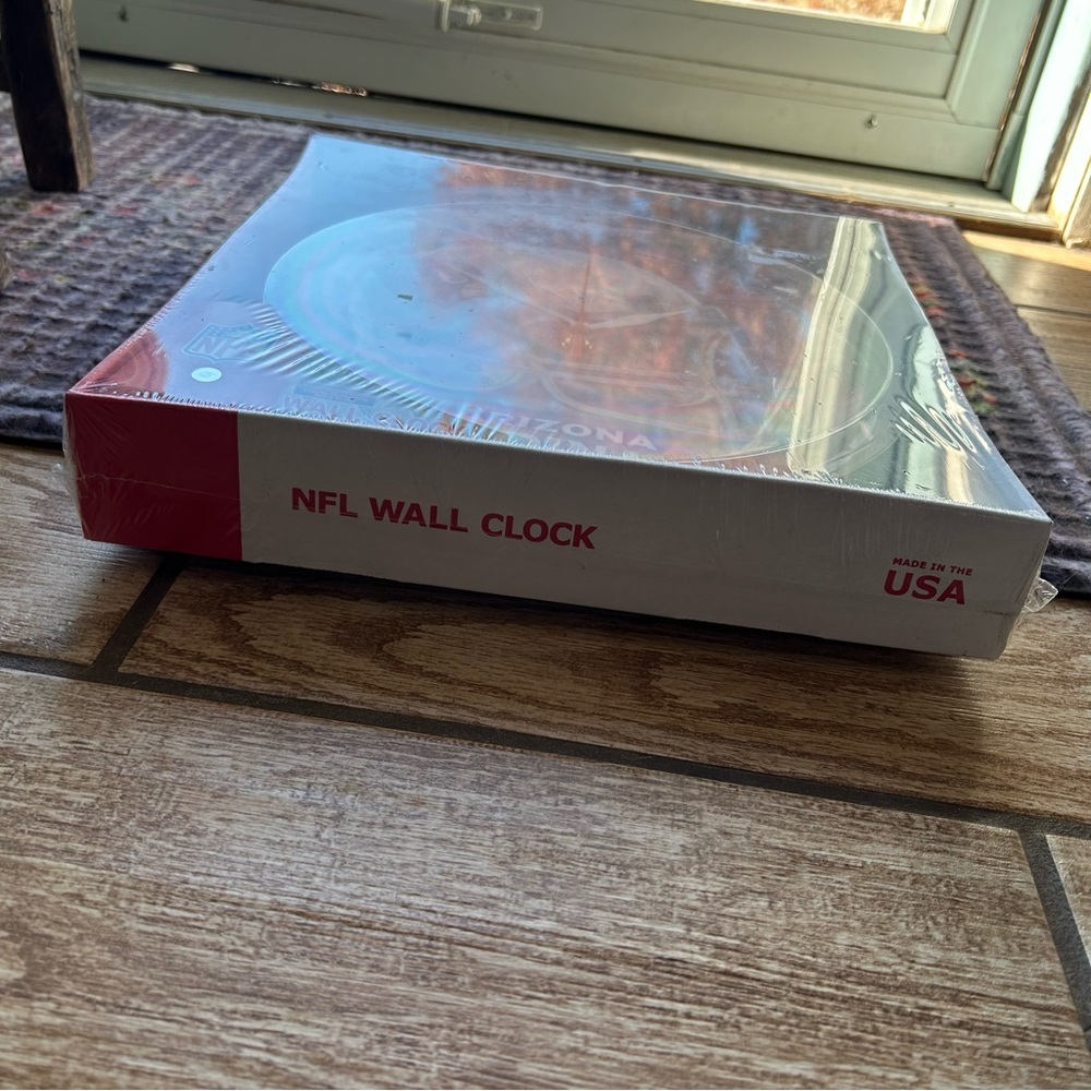NIB Y2K Vintage Arizona Cardinals NFL Quartz Wall Clock Man Cave Decor WinCraft - Picture 3 of 10